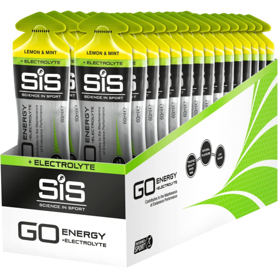 GO Energy + Electrolyte Gel - 30 Pack (Lemon & Mint)