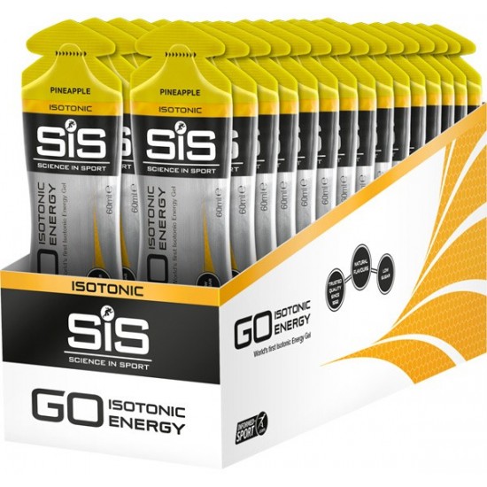 GO Isotonic Energy Gel - 30 Pack (Pineapple)